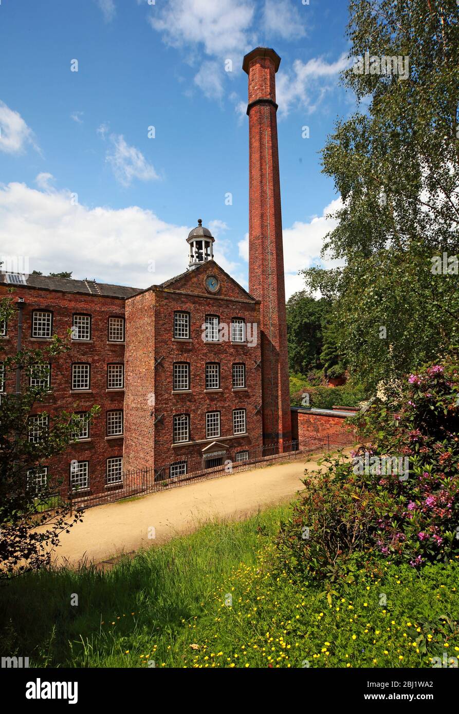 Styal Cotton Mill, Greg Family, Quarry Bank, Cheshire, England, Großbritannien Stockfoto
