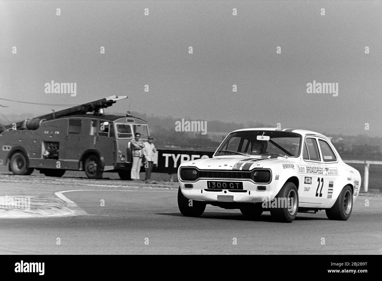 Dave Matthews bei der 1971 Yellow Pages Trophy Treffen in Thruxton, in 2017 Davids ältester Sohn James heiratete Pippa Middleton, jüngere Schwester von Catherine, Herzogin von Cambridge. Stockfoto