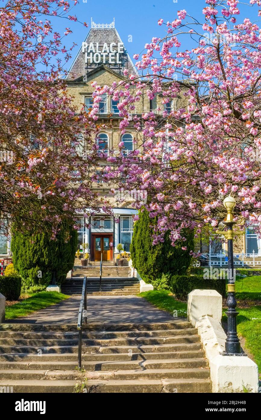 Das Palace Hotel in der Kurstadt Buxton, Derbyshire, Großbritannien Stockfoto