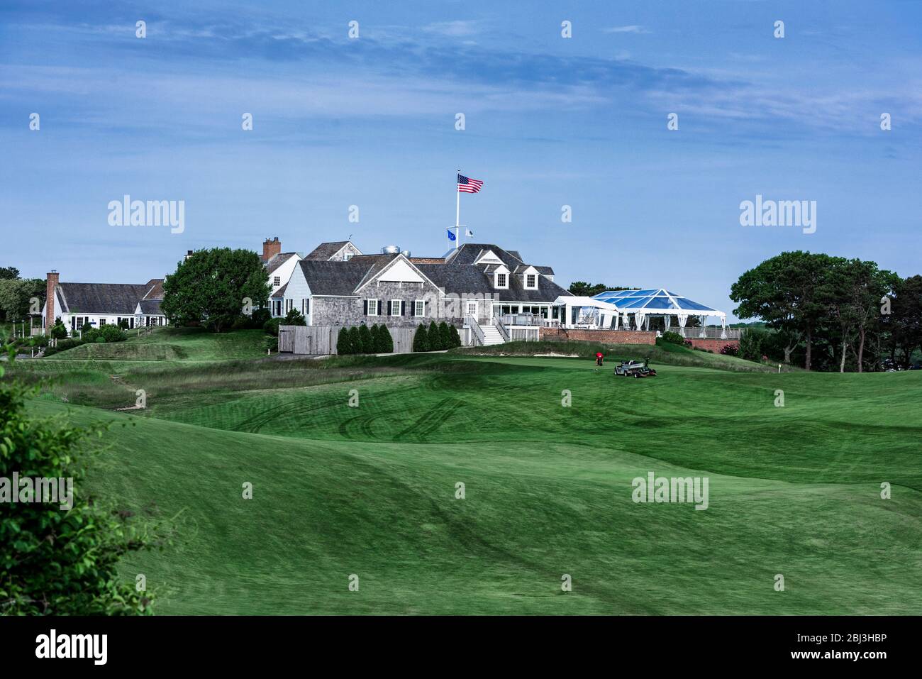 Privater Golfclub Eastern Ho in Chatham in Massachusetts. Stockfoto