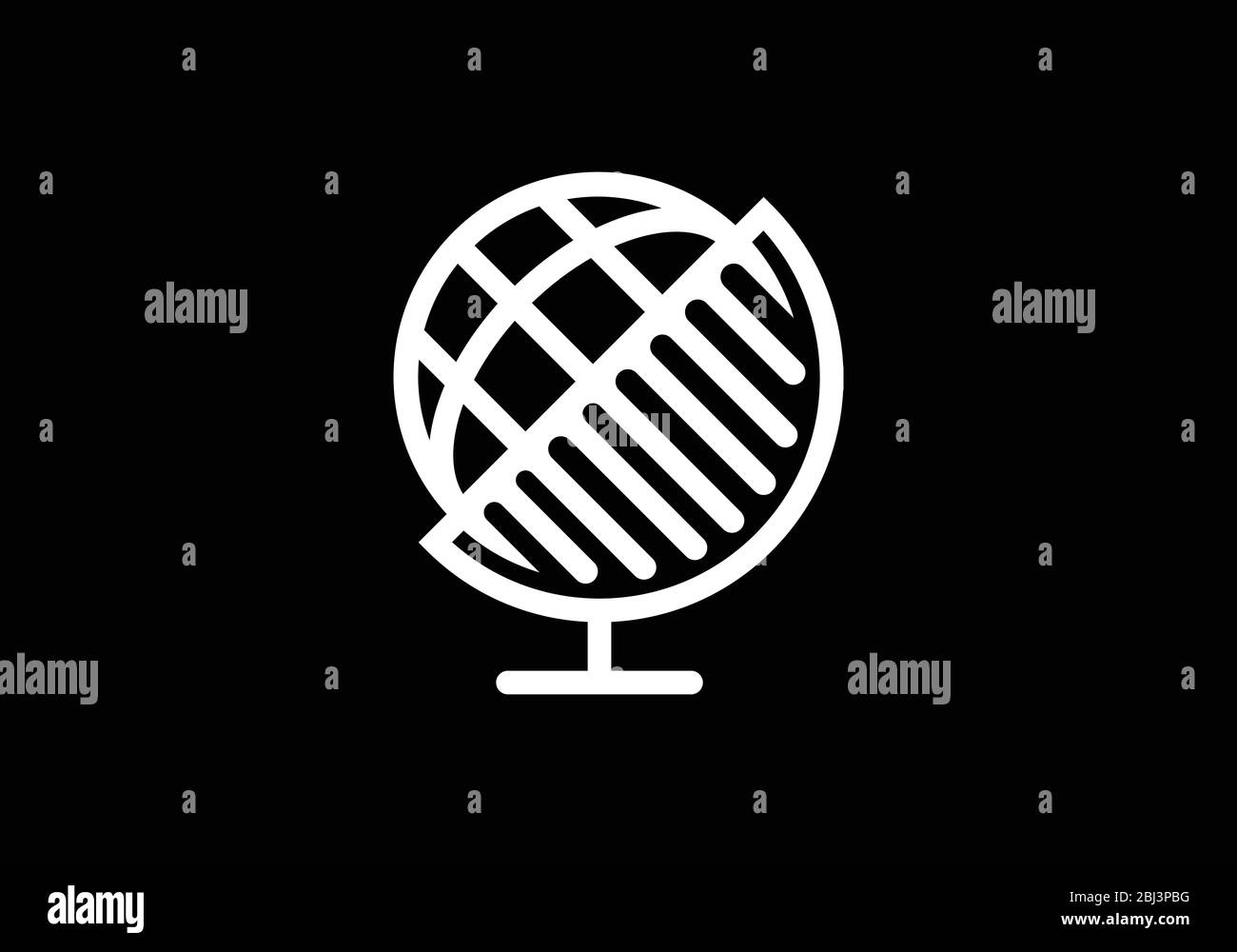Globe Logo Vorlage für Kommunikation Business Illustration Design Stock Vektor