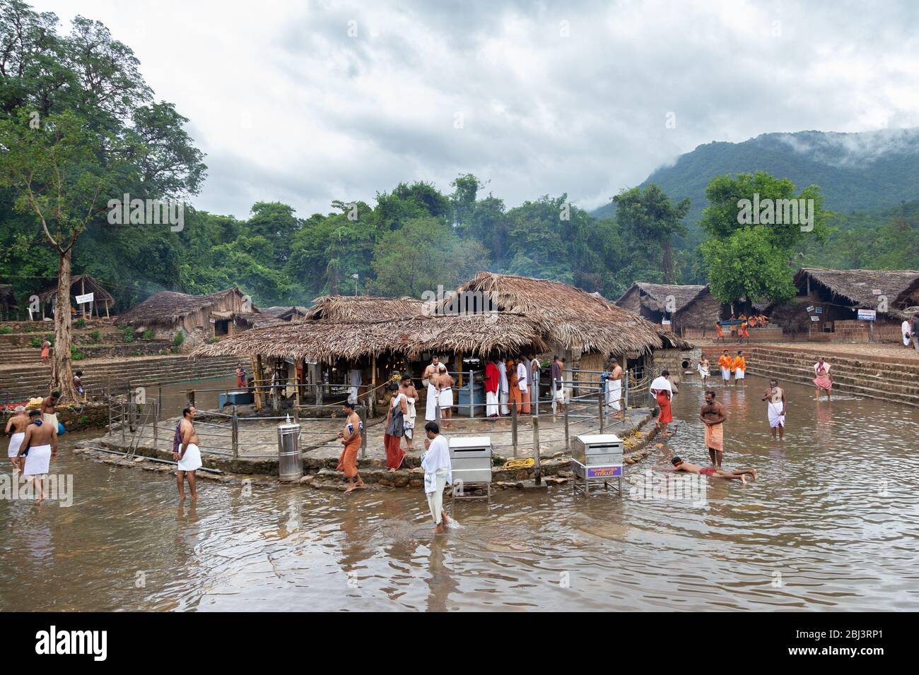 Akkare Kottiyoor Tempel, Kerala Stockfoto