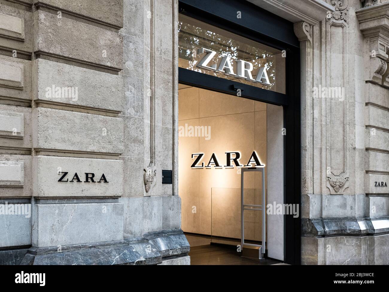Kaufhaus Zara in Palma. Stockfoto