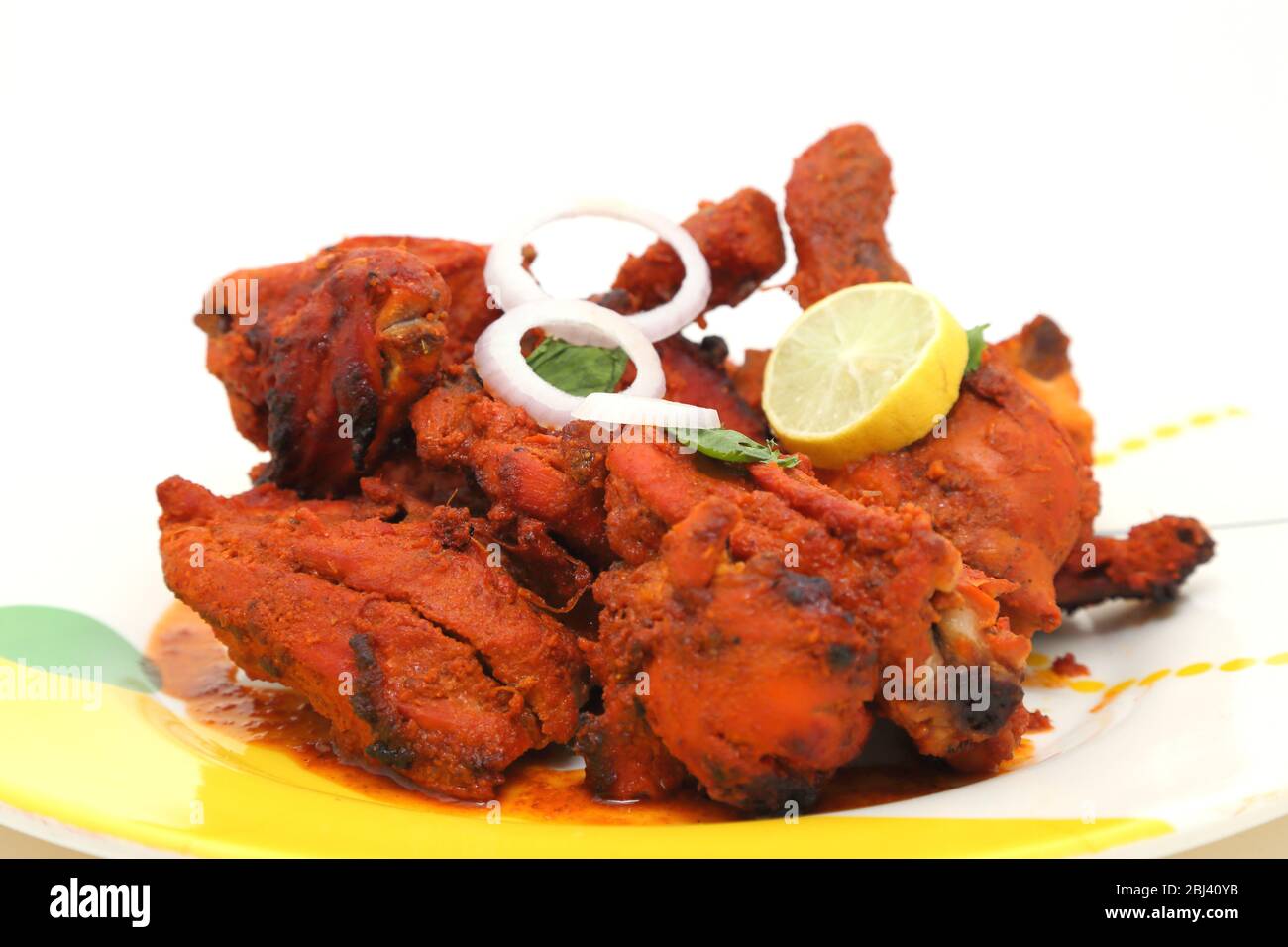 Tandoori oder gebratenes Huhn Stockfoto