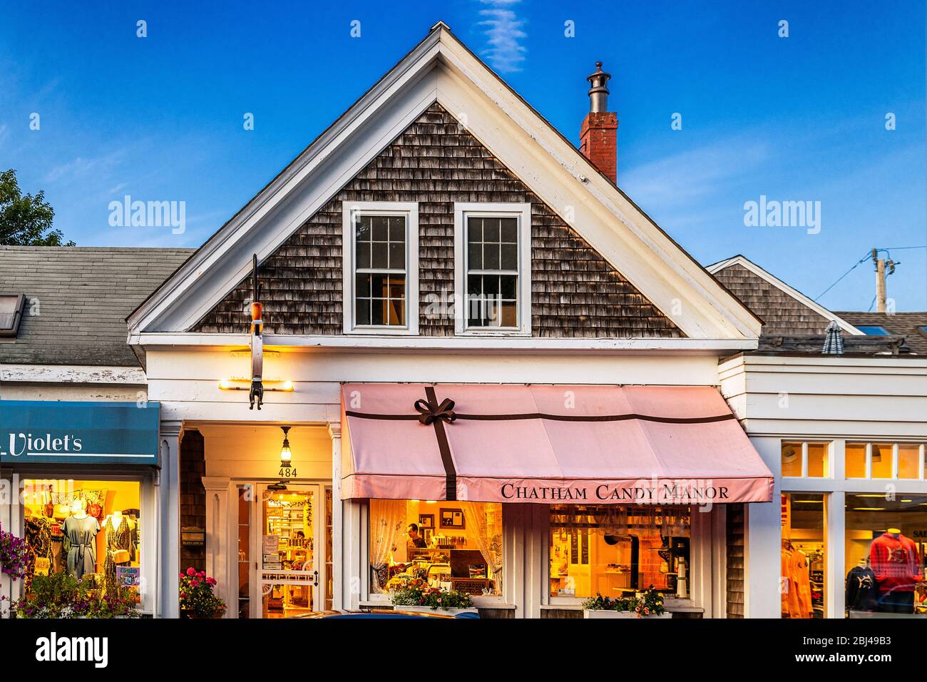 Candy Manor in Chatham in Cape Cod. Stockfoto