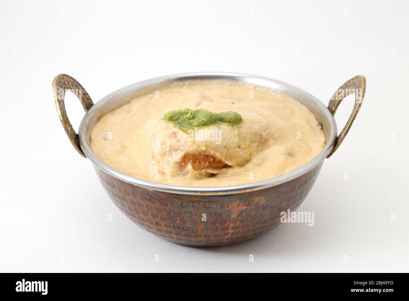 Weiße Soße malai kofta Stockfoto