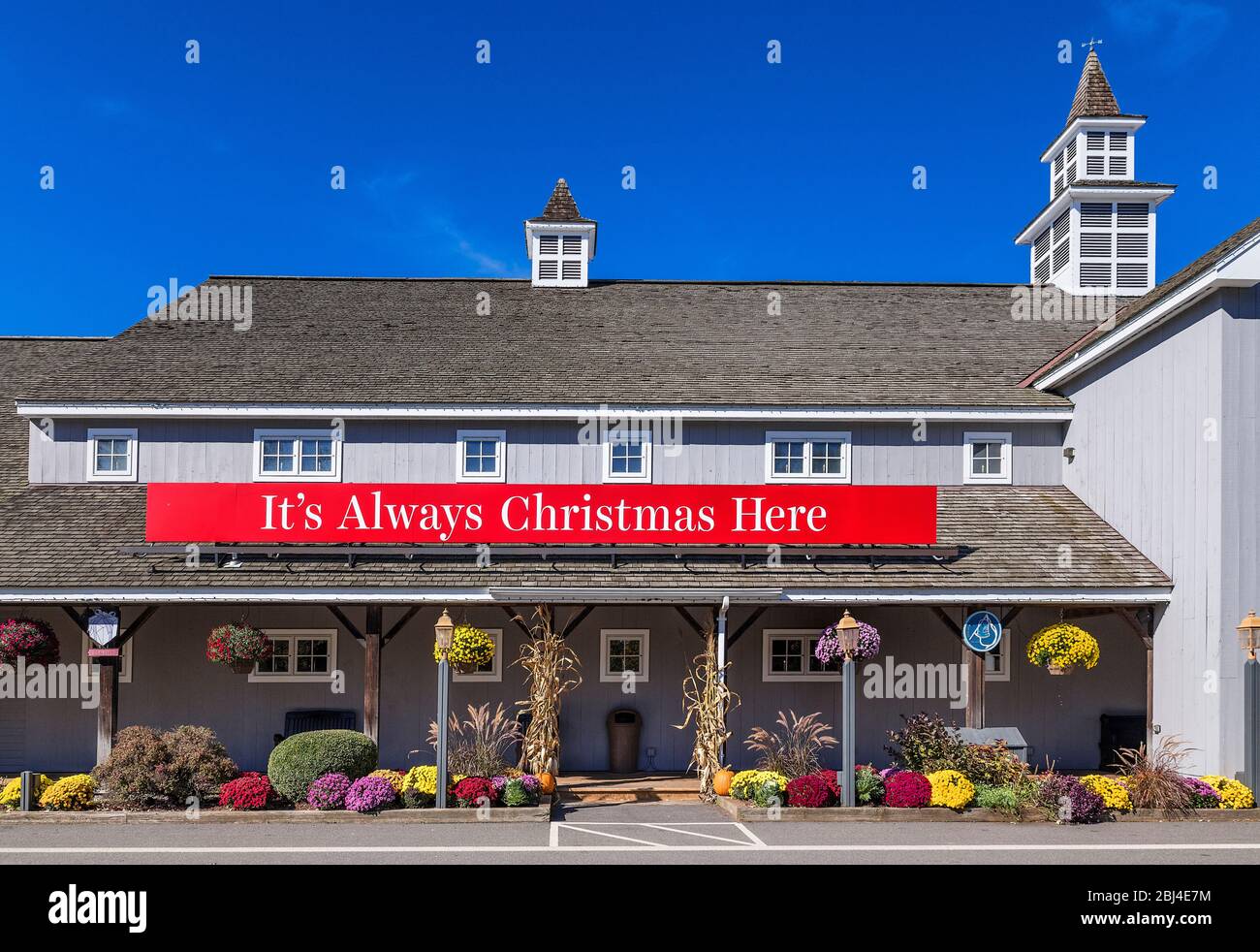 Flagship-Store der Yankee Candle Company. Stockfoto