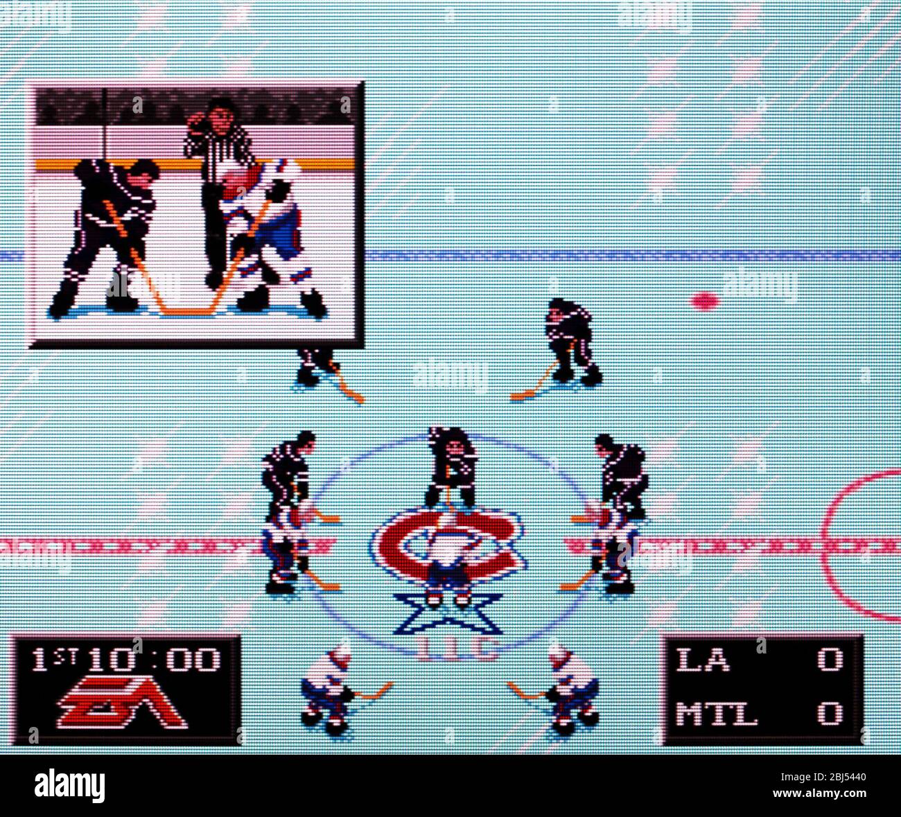 NHL Hockey 94 - Sega Genesis Mega Drive - nur redaktionelle Verwendung Stockfoto