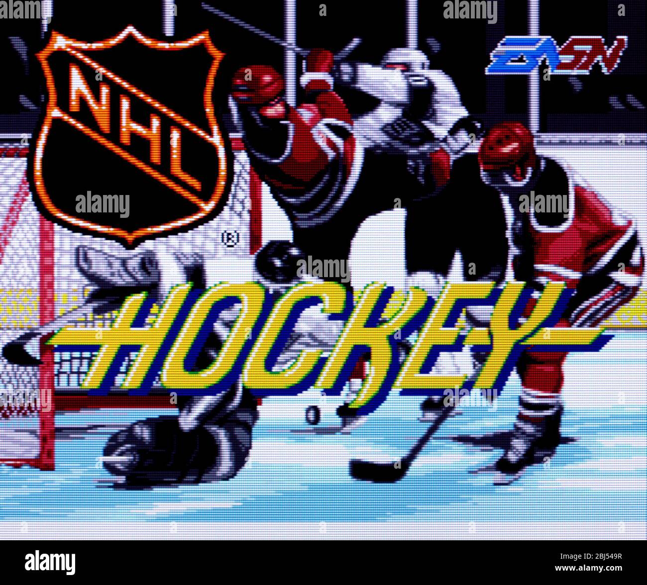 NHL Hockey - Sega Genesis Mega Drive - nur redaktionelle Verwendung Stockfoto