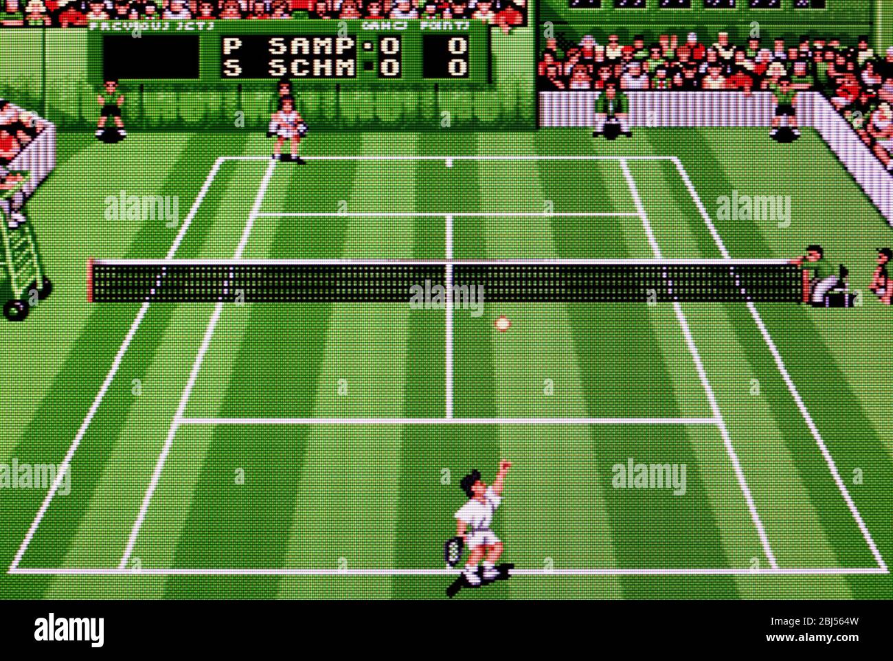 Pete Sampras Tennis - Sega Genesis Mega Drive - nur zur redaktionellen Verwendung Stockfoto