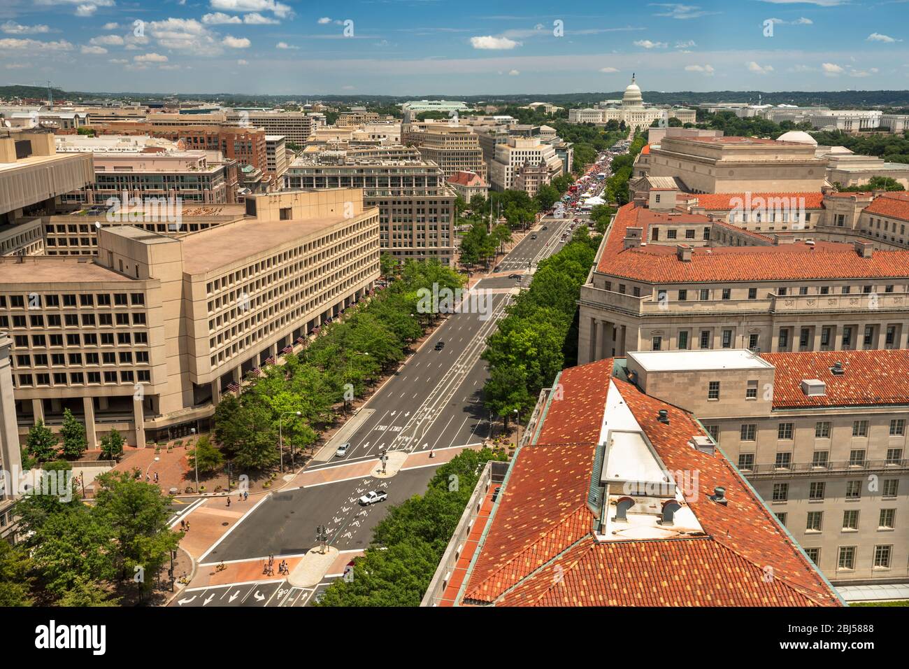 Kapitol der Vereinigten Staaten und das Senatgebäude, Washington DC USA Stockfoto