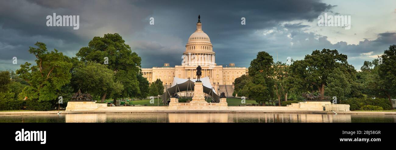 Kapitol der Vereinigten Staaten und das Senatgebäude, Washington DC USA Stockfoto