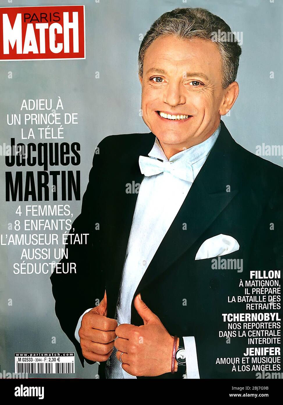 Titelbild des Magazins Paris Match Stockfoto