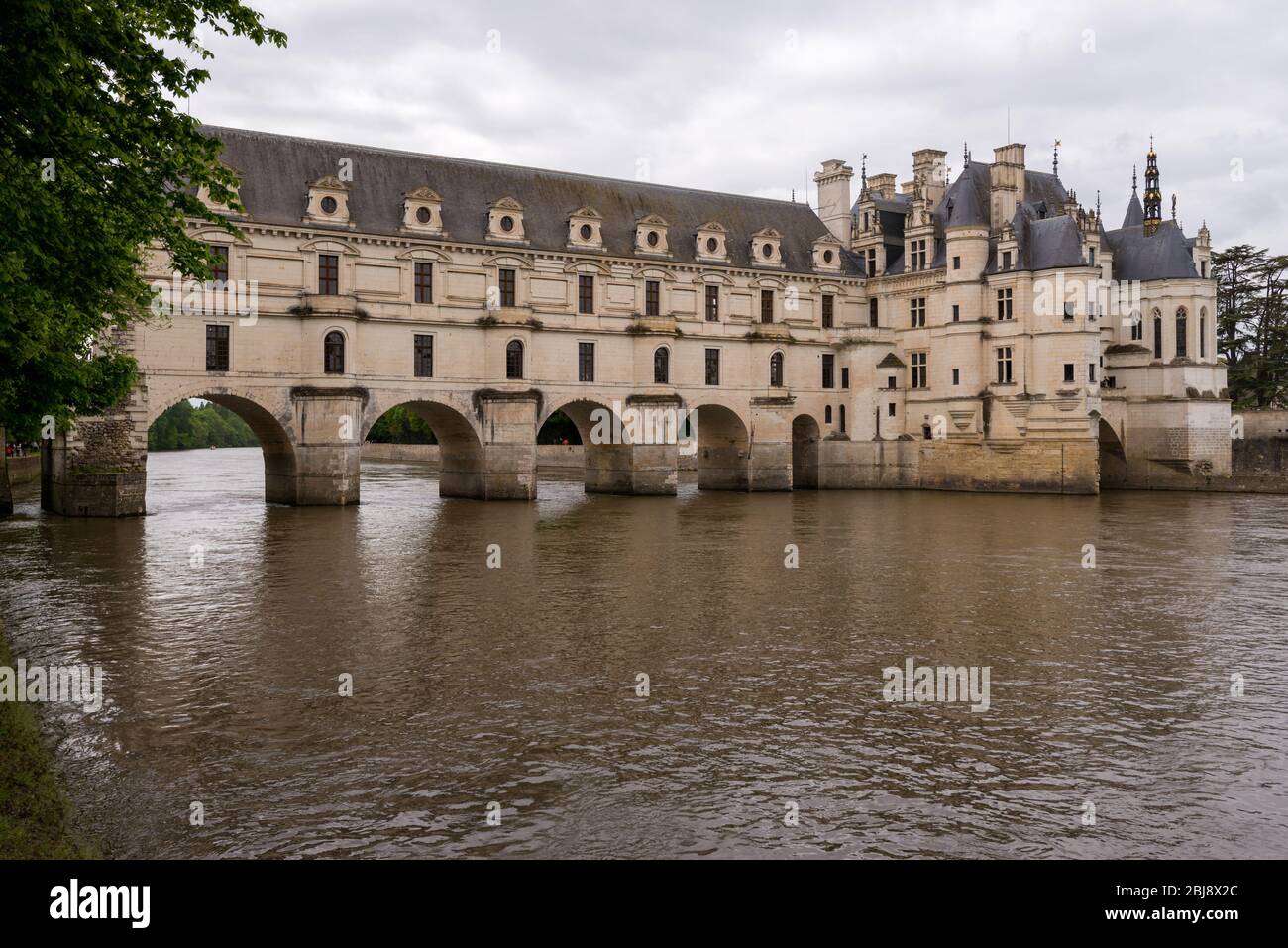 Chenonceaux, Frankreich - Mai 2013: Das Schloss Chenonceau Stockfoto