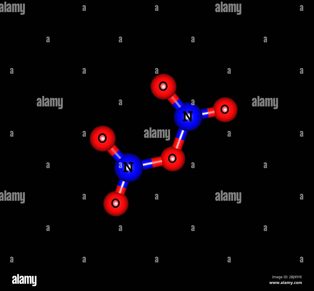 dinitrogenpentoxid stickstoffpentoxid ist die chemische verbindung mit der formel n2o5 n2o5 ist eines der binaren stickoxide eine familie von compo stockfotografie alamy