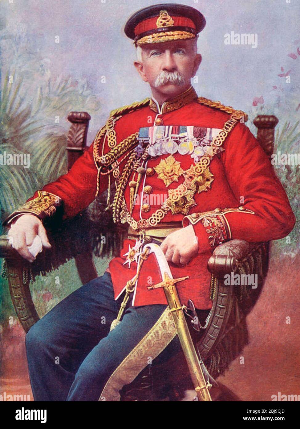 EVELYN WOOD VC (1838-1919) British Army Field Marshall Stockfoto