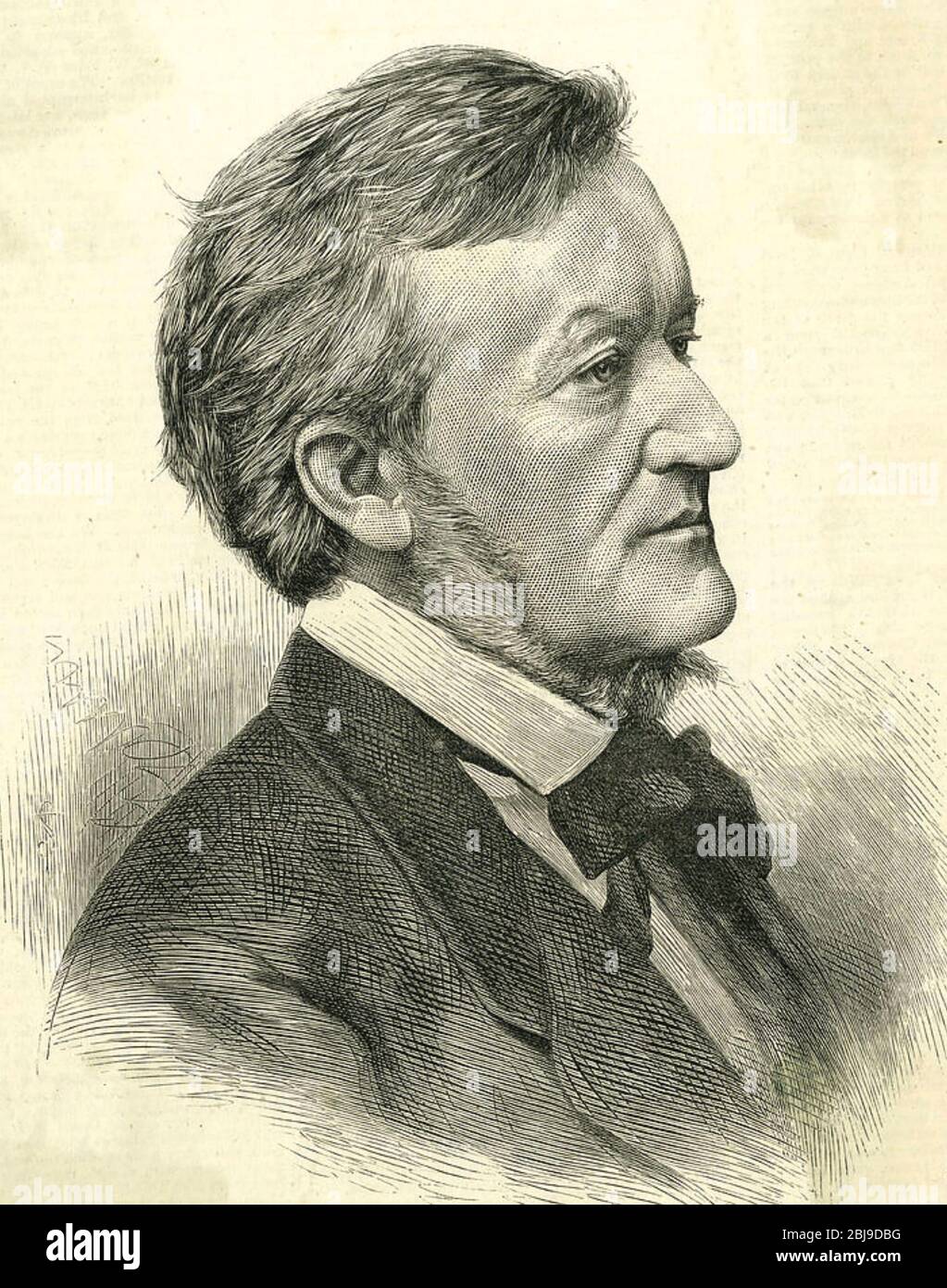 RICHARD WAGNER (1813-1883) deutscher Komponist Stockfoto RICHARD WAGNER (1813-1883) deutscher Komponist Stockfoto