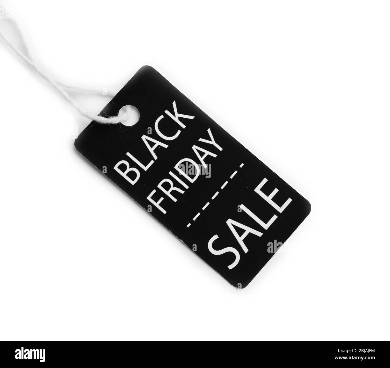 Sale Label auf weißem Hintergrund Stockfoto