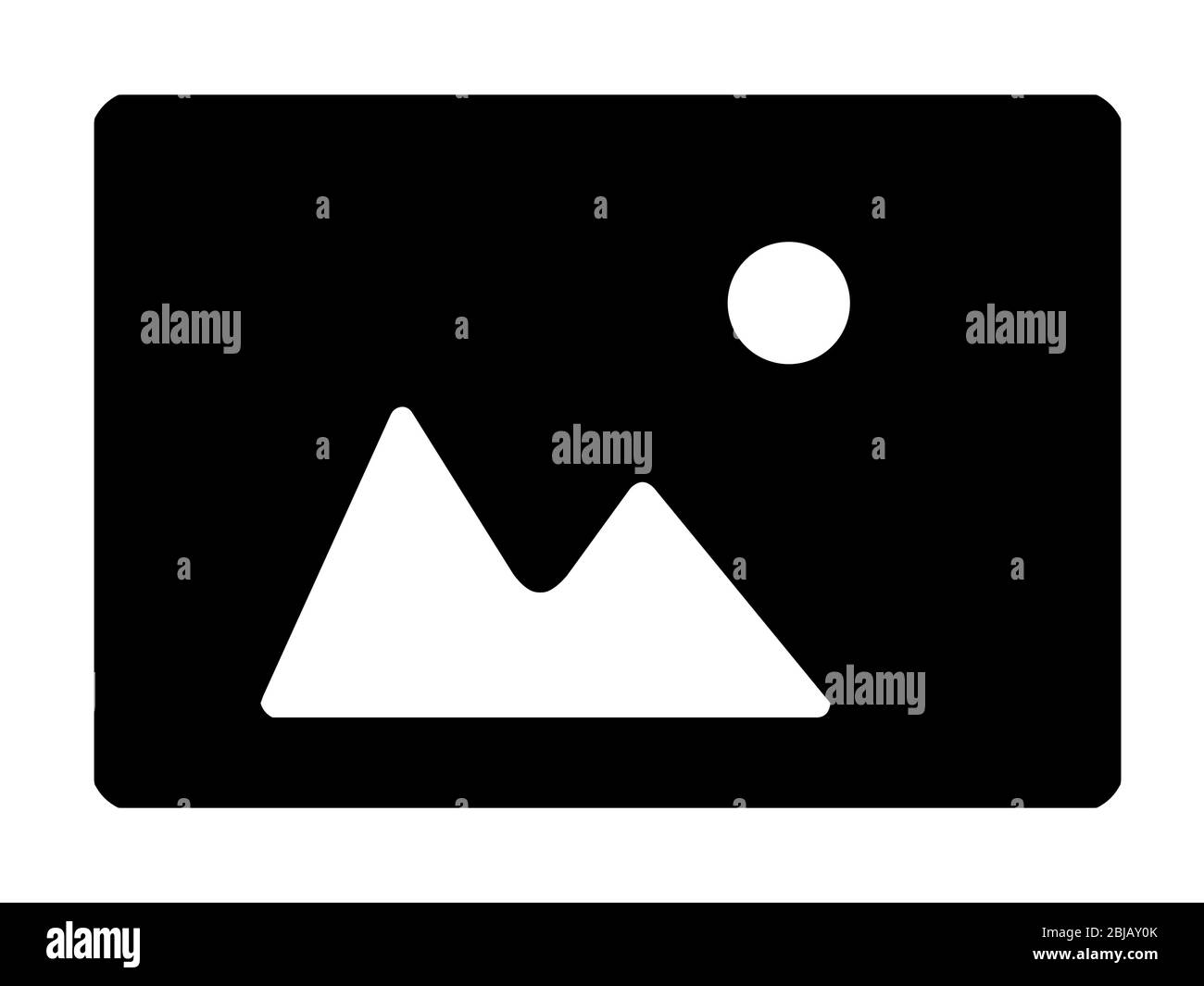 Image Icon Vektor Grafik Design Landscape Stockfoto