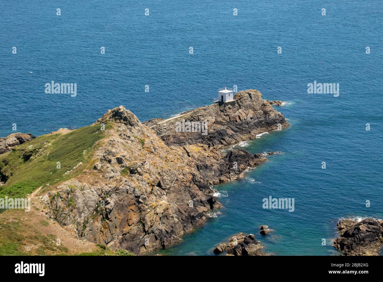 Jerbourg Punkt, Guernsey Stockfoto