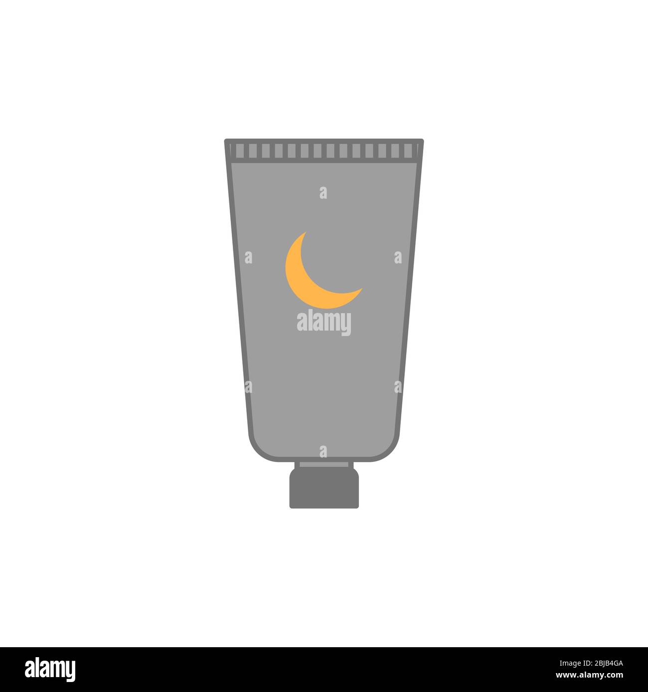 Nacht Creme Vektor Grafik Design Illustration Stock Vektor