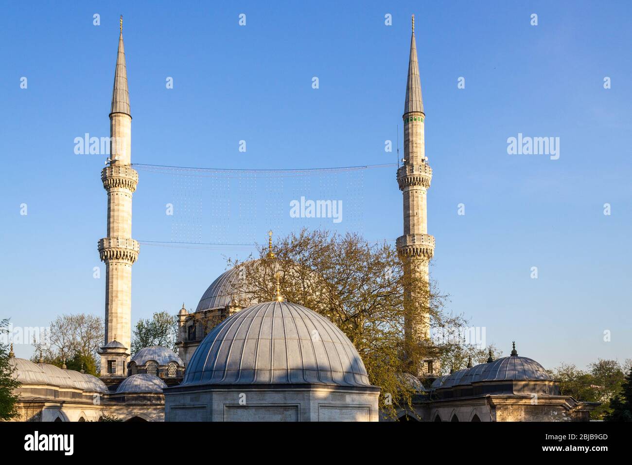 Eyup Sultan Moschee. Istanbul, Türkei Stockfoto