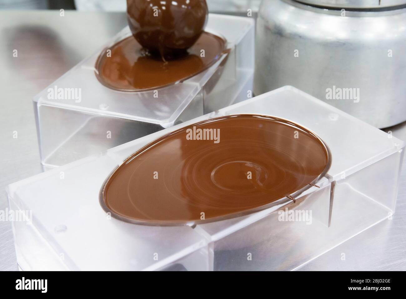 William Curley, Chocolatier Schokoladenherstellung Stockfoto