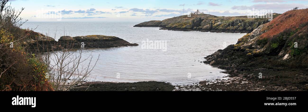 Rund um Großbritannien - Point Lyras ( Trwyn Elian ) , Anglesey Stockfoto