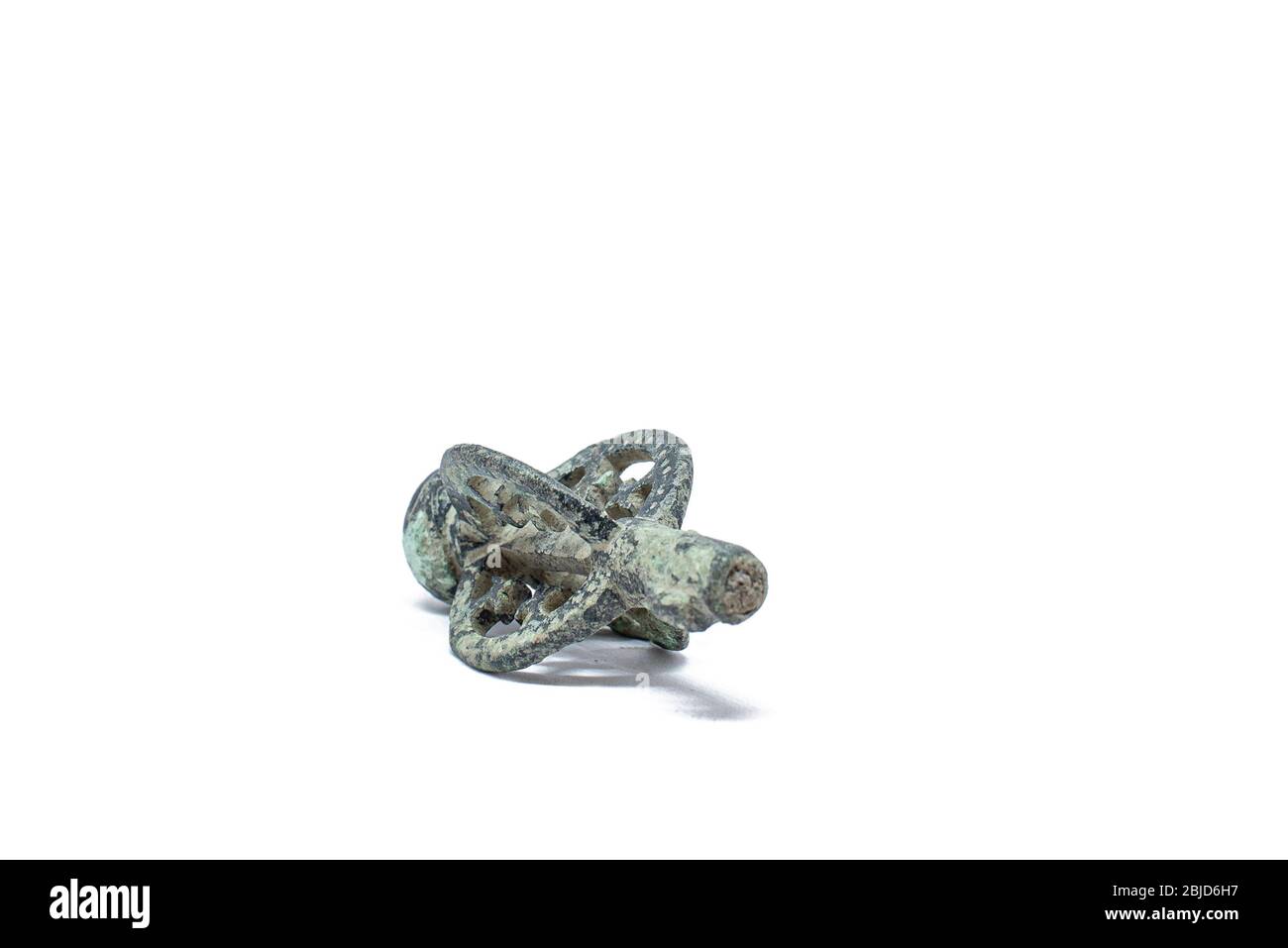 Ein echter Bronzezeitalter, 9. Jahrhundert, wikingerschlüssel in Norwegen gefunden Stockfoto
