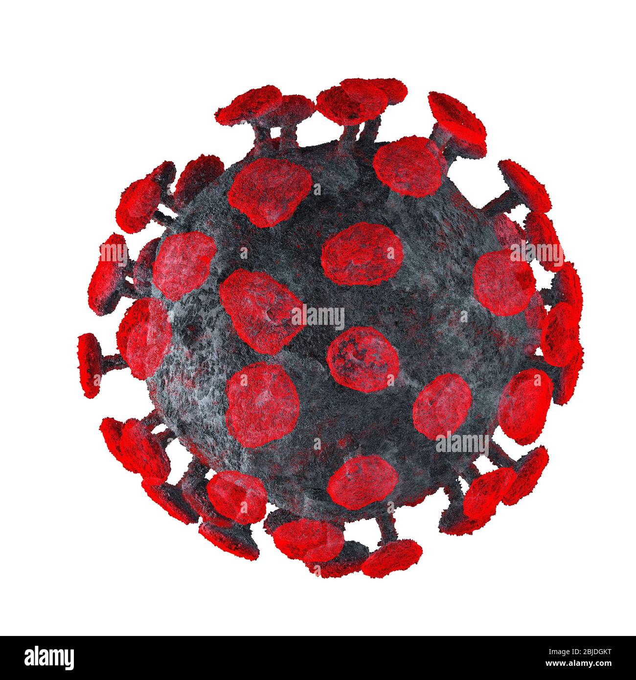 COVID-19 Virus Microworld Stockfoto