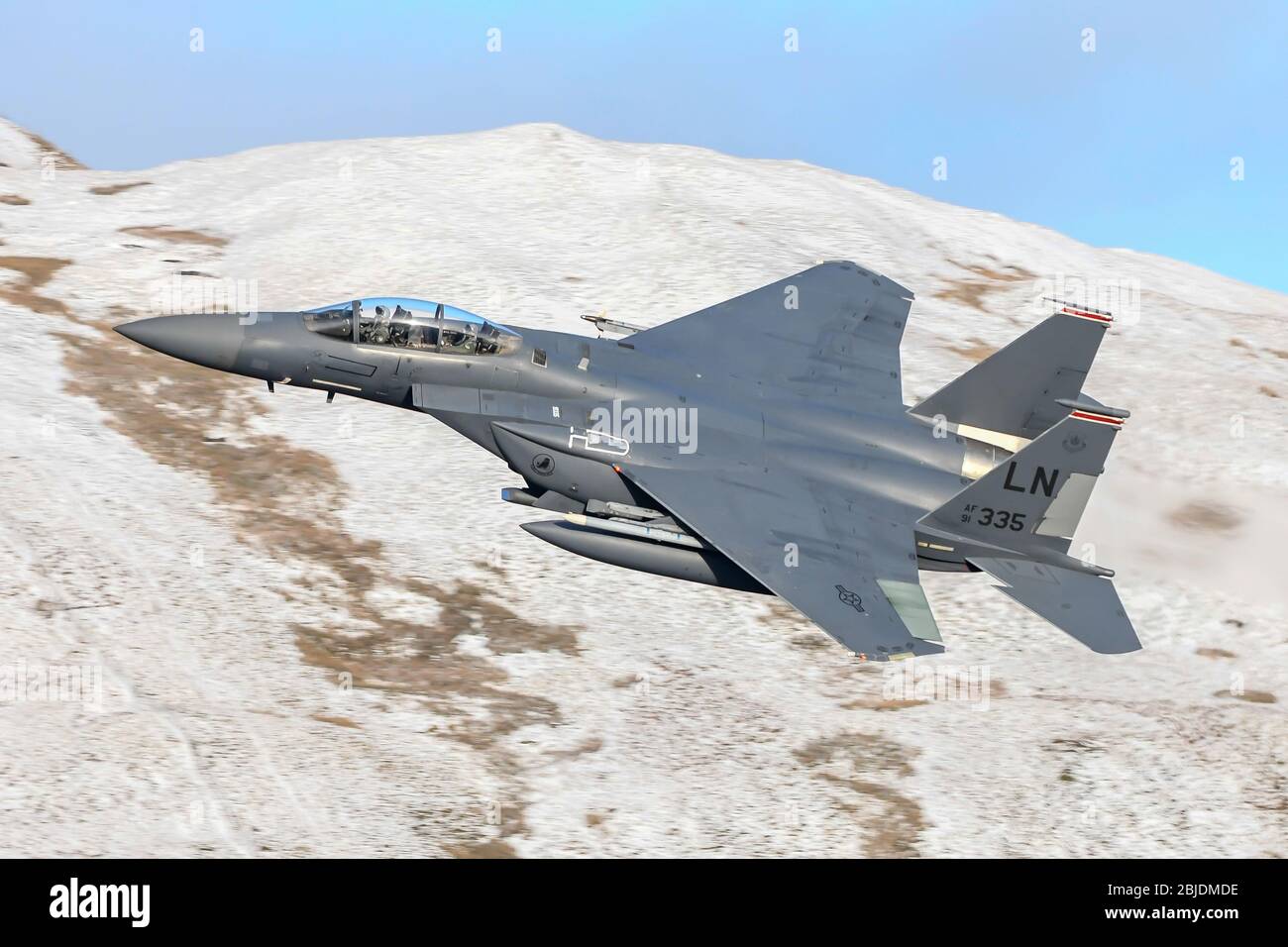 USAF F15 Machschleife Stockfoto