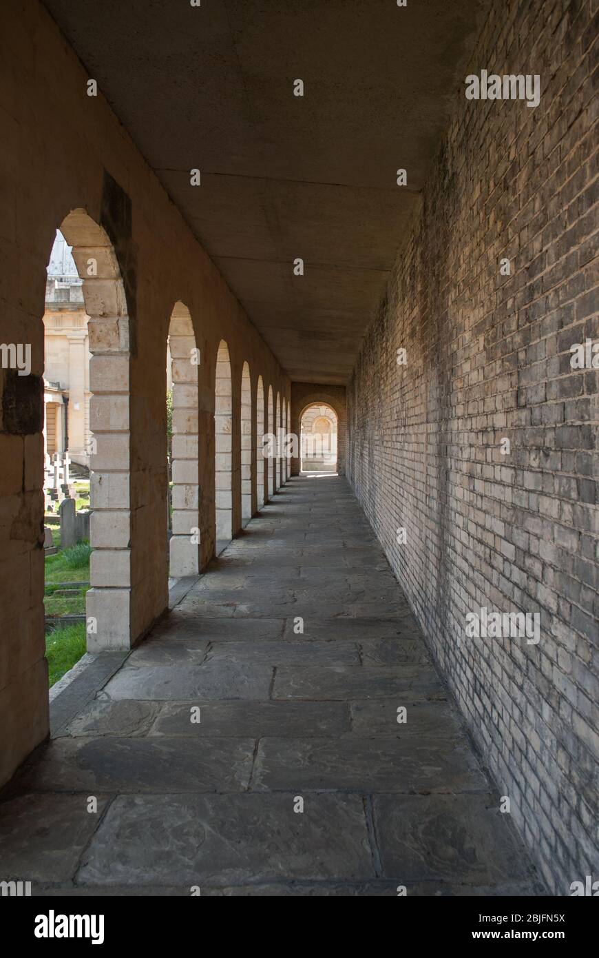 Brompton Cemetery, Fulham Rd, Kensington, London SW10 9UG Stockfoto