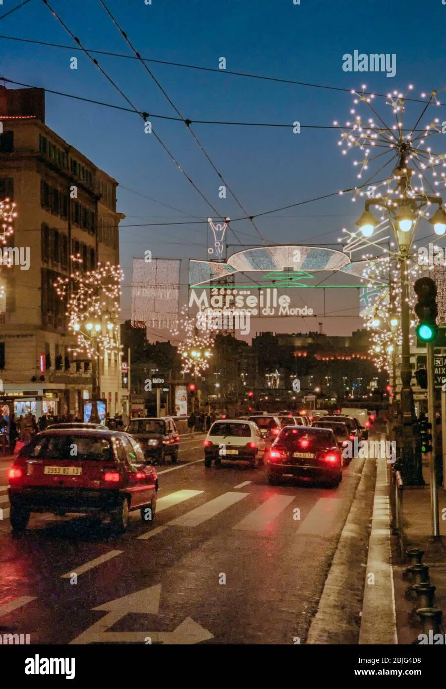 Französische Straße Stockfoto