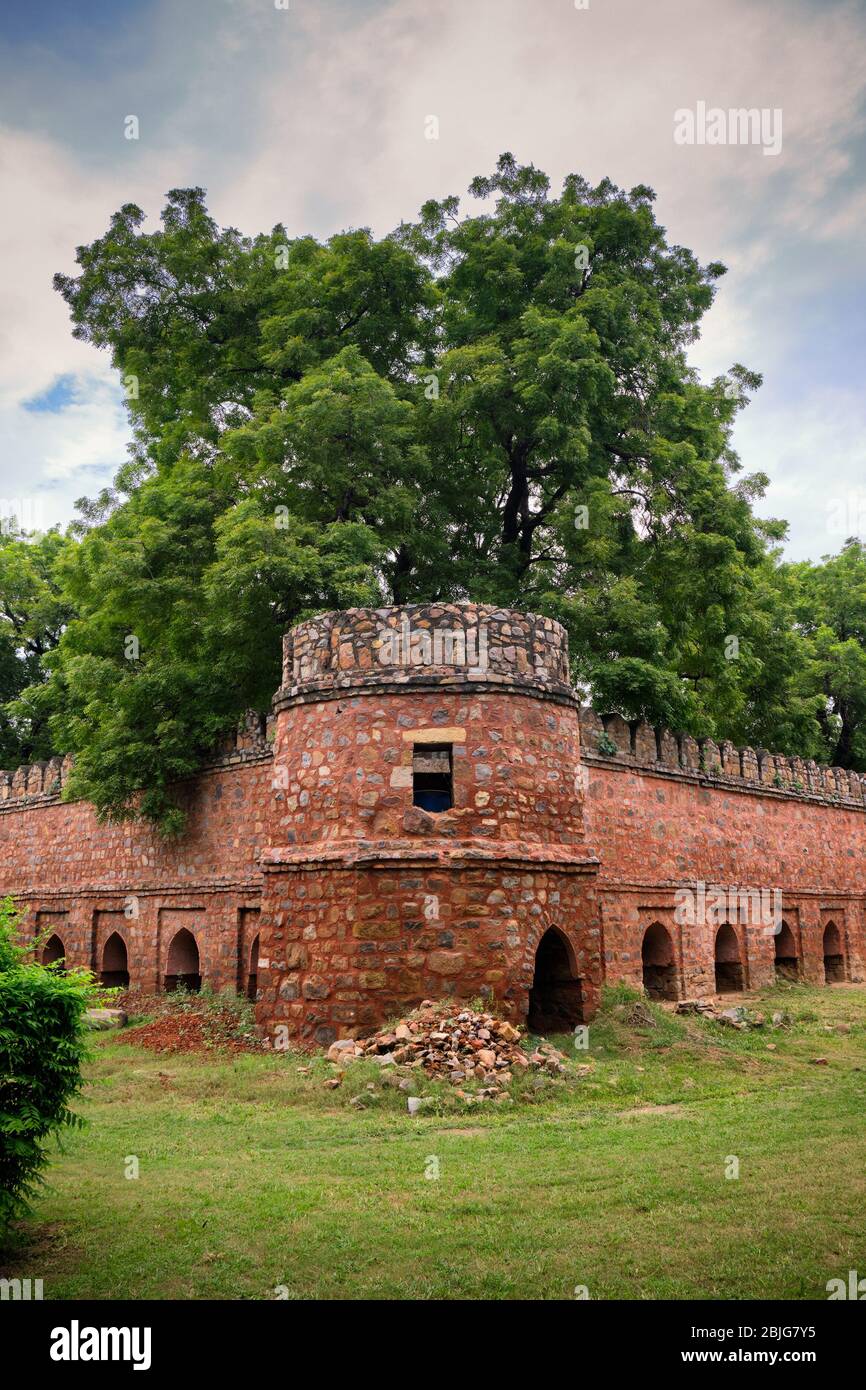 Grab von Sikandar Lodi, Herrscher der Lodi-Dynastie in Lodhi Gardens in Neu Delhi, Indien Stockfoto