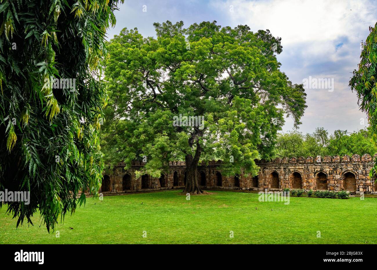 Grab von Sikandar Lodi, Herrscher der Lodi-Dynastie in Lodhi Gardens in Neu Delhi, Indien Stockfoto