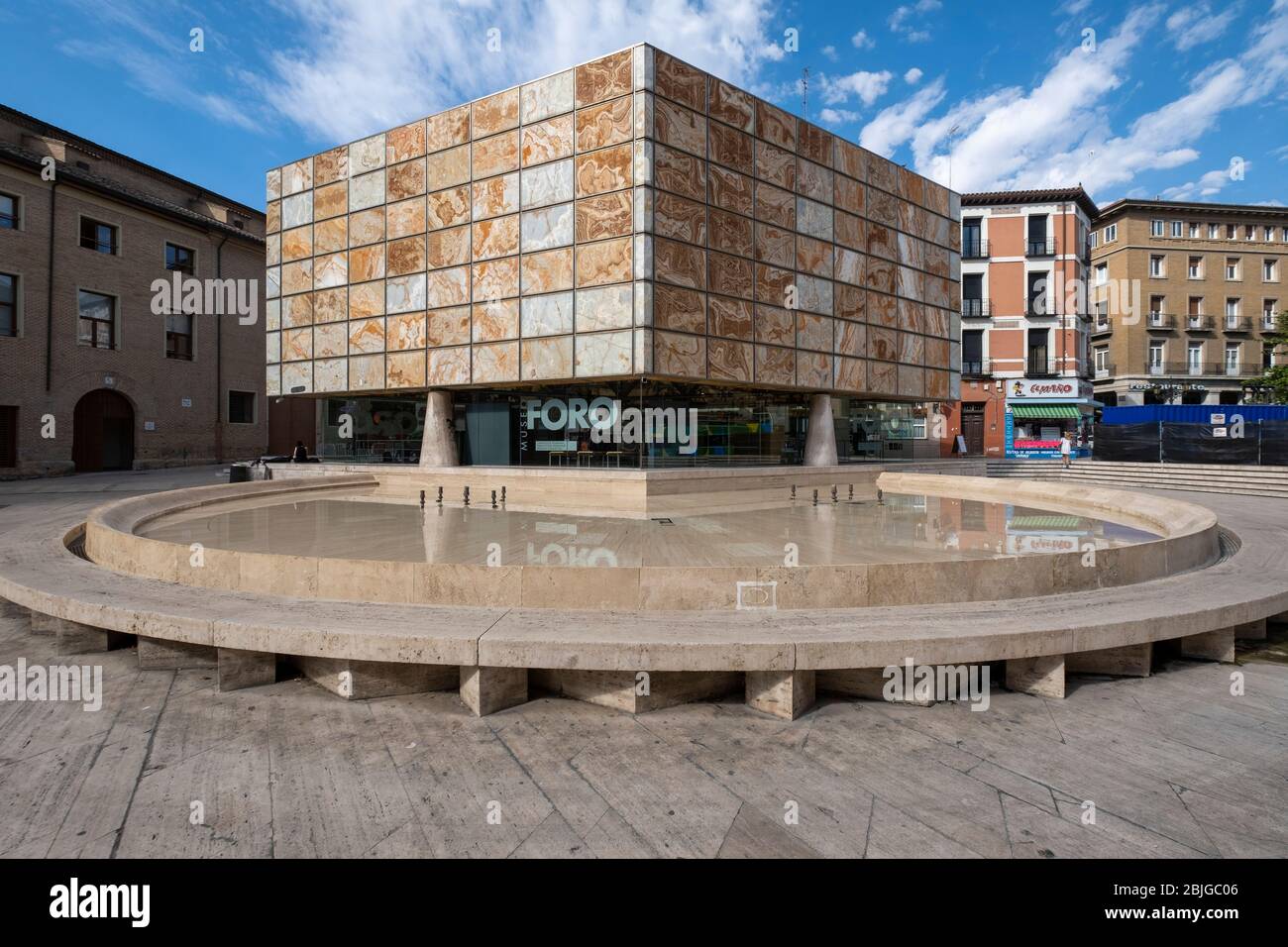 Caesaraugusta Forum Museum in Zaragoza, Spanien, Europa Stockfoto