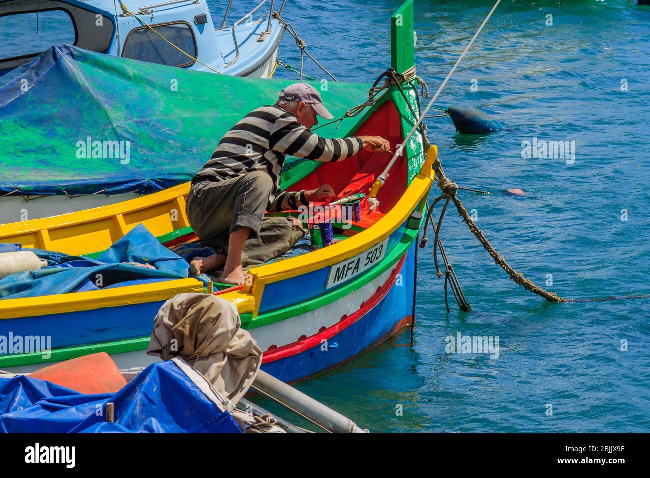 Sailboat Painting Stockfotos Und Bilder Kaufen Alamy