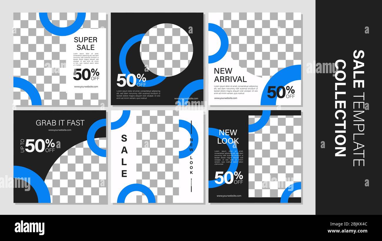 Verkauf mobile Vorlage Sammlung für Promotion Verkauf. Bearbeitbares mobiles Banner für Meldungen oder Social Media Post, Web und Internet. Sonderangebot Paket Stock Vektor