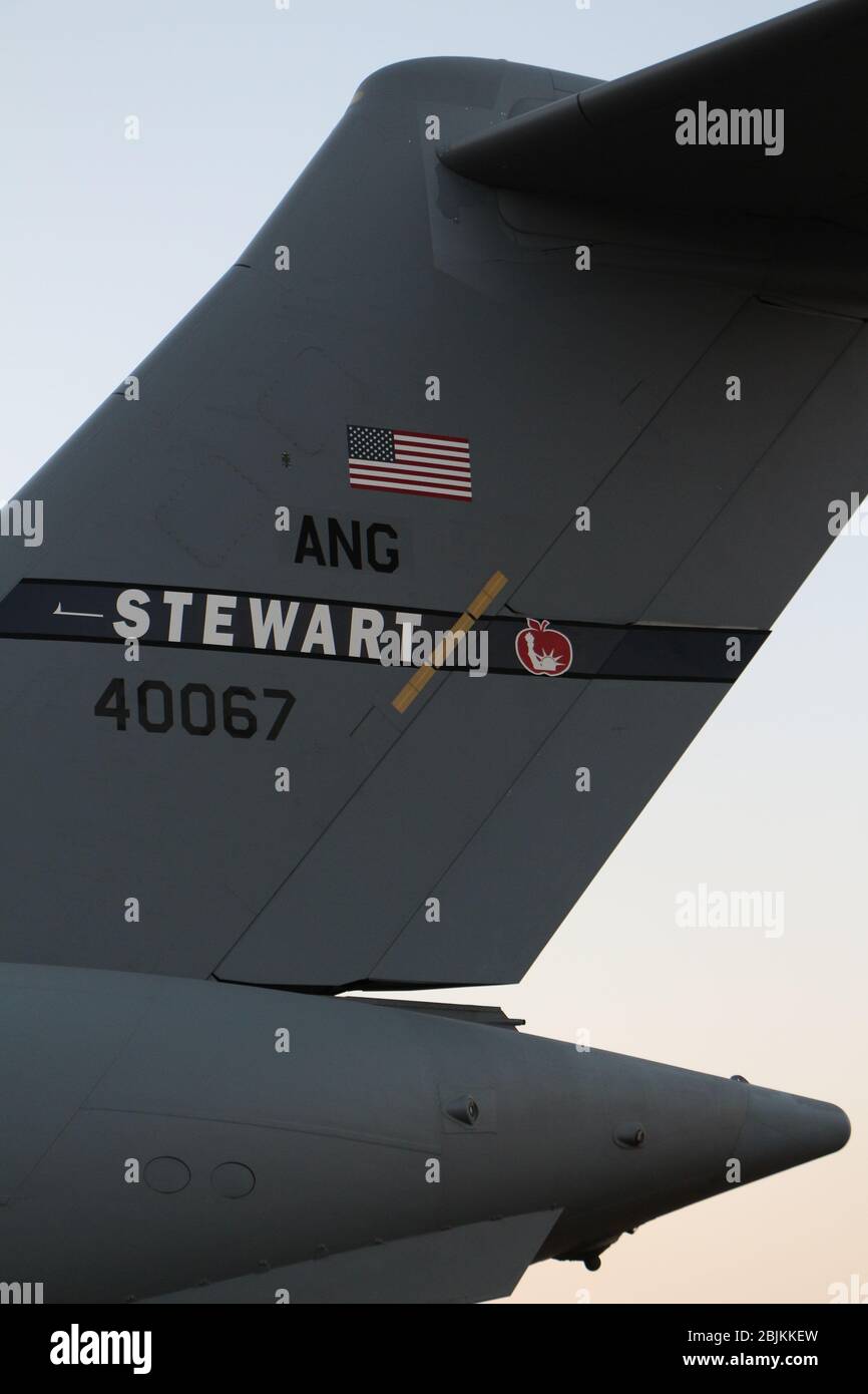 USAF C-17 Globemaster Stockfoto
