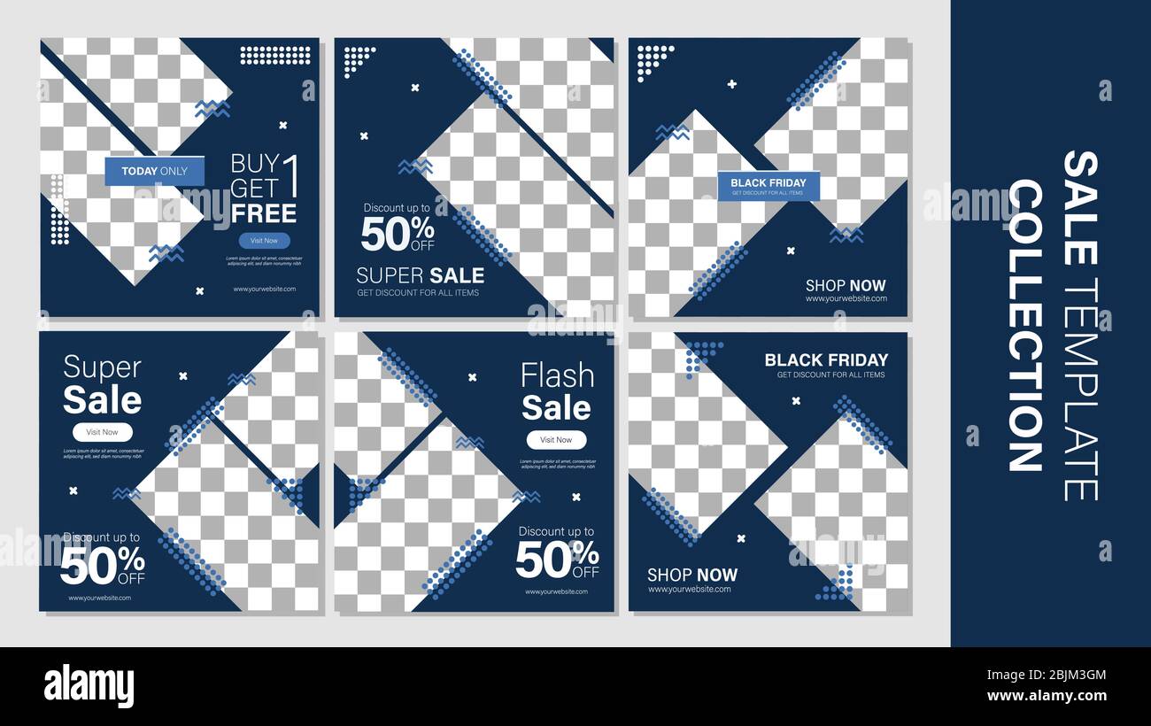 Verkauf mobile Vorlage Sammlung für Promotion Verkauf. Bearbeitbares mobiles Banner für Meldungen oder Social Media Post, Web und Internet. Sonderangebot Paket Stock Vektor