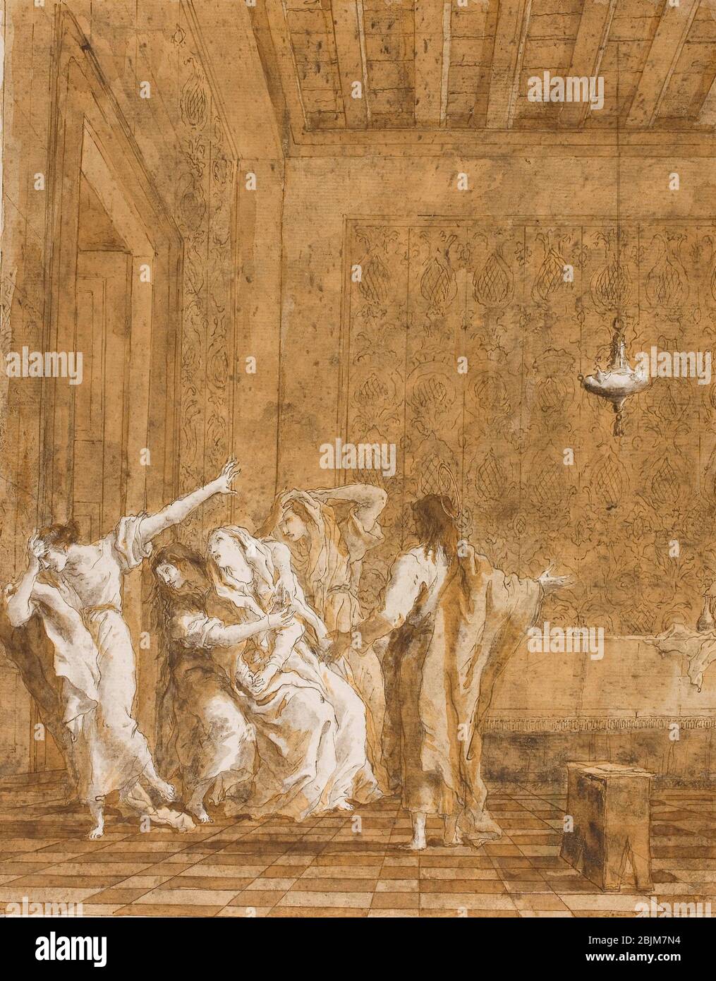 Jesus im haus von jairus Fotos und Bildmaterial in hoher Auflösung