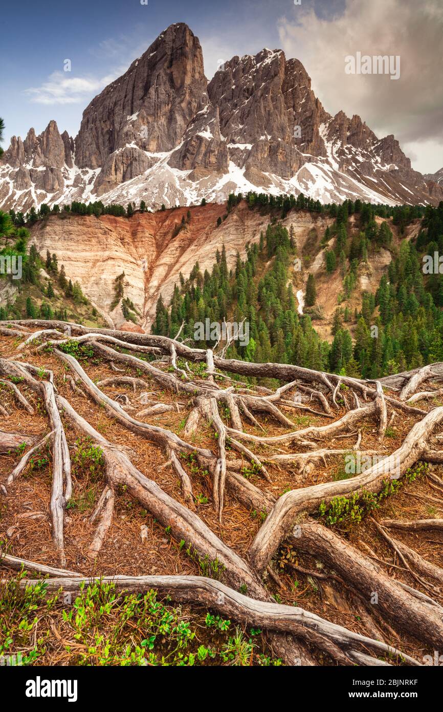 Großer Peitler und kleiner Peitler, Südtirol, Italien Stockfoto