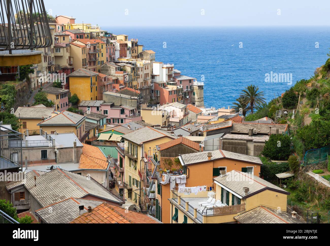 Manarola, Cinque Terre Italienische Riviera, Ligurien Stockfoto