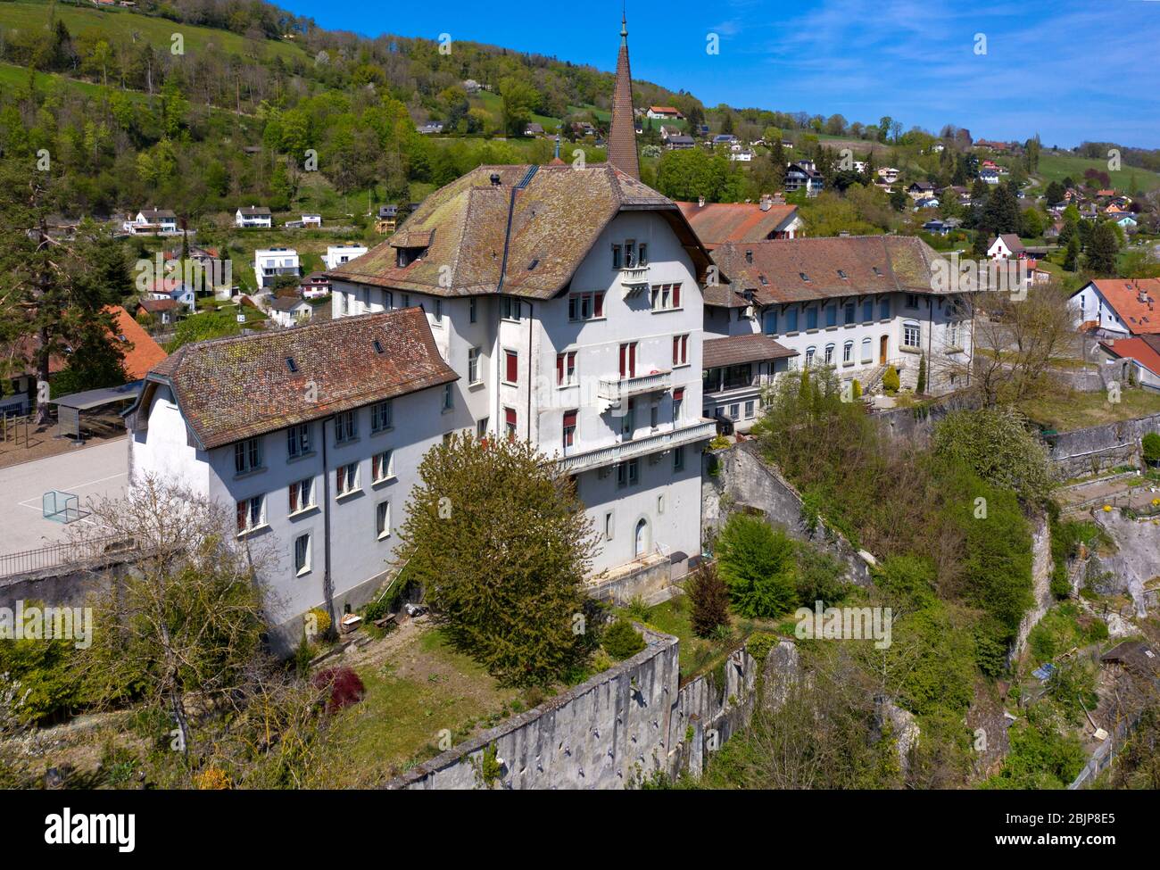 Schloss Carrouge, Schloss Carrouge, Bezirk Le Bourg, Moudon, Kanton