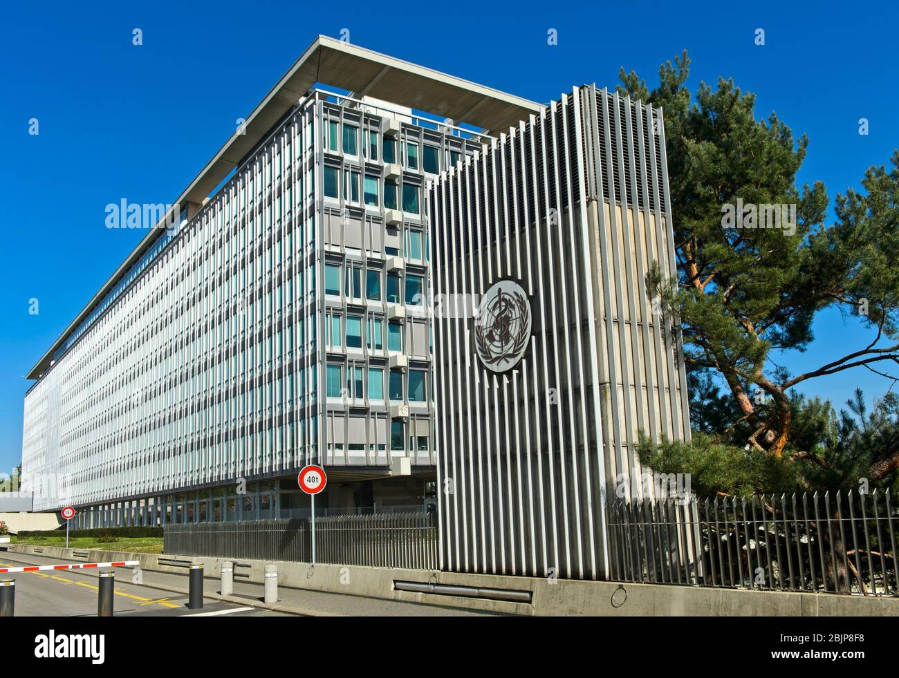 Sitz der Weltgesundheitsorganisation, WHO, Genf, Schweiz Stockfoto