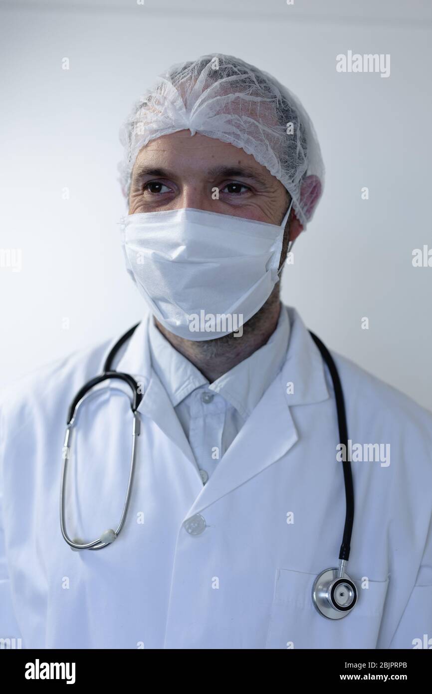 Gesundheitsarbeiter während der Coronavirus-Covid19-Pandemie Stockfoto