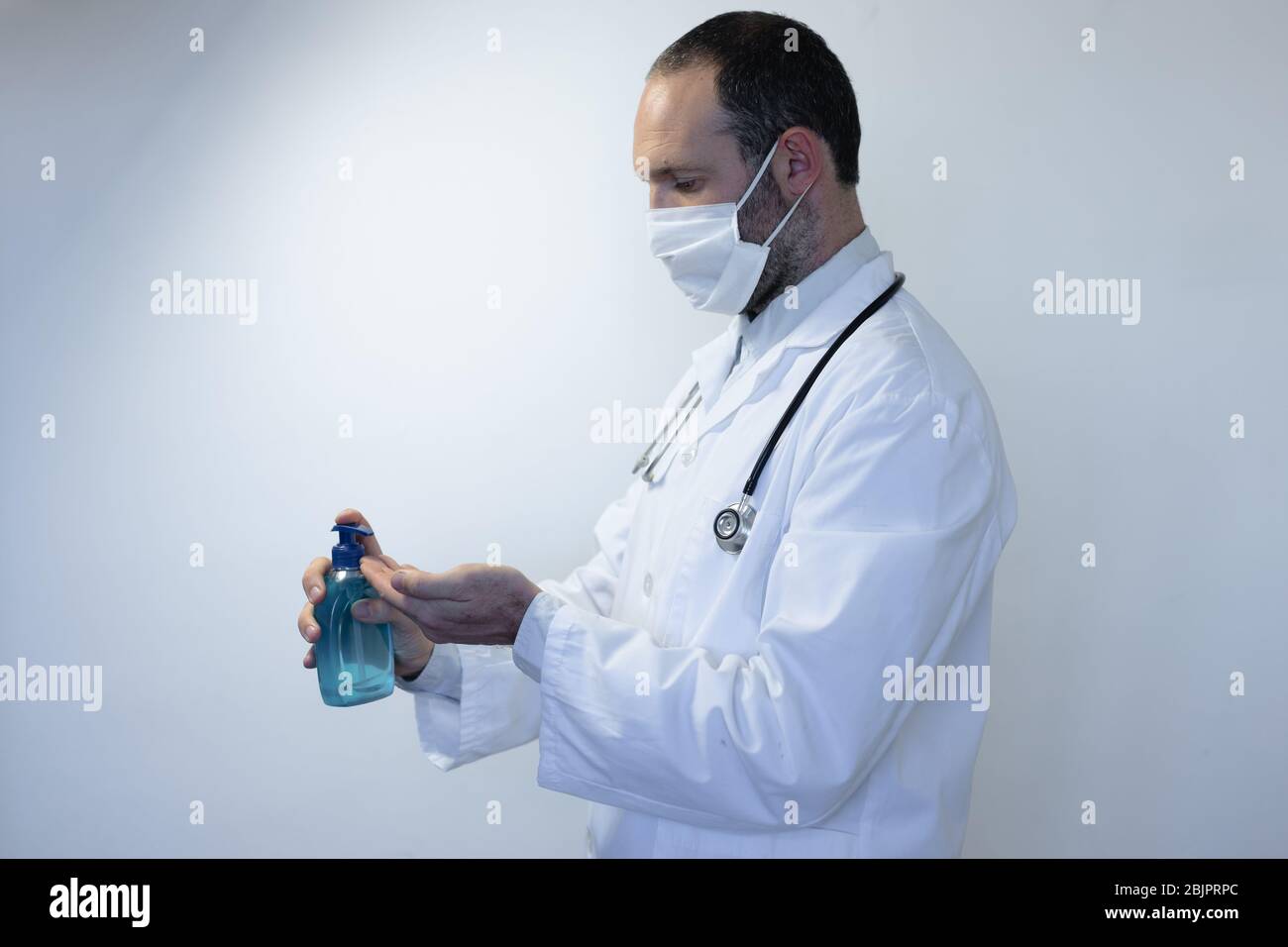 Gesundheitsarbeiter während der Coronavirus-Covid19-Pandemie Stockfoto