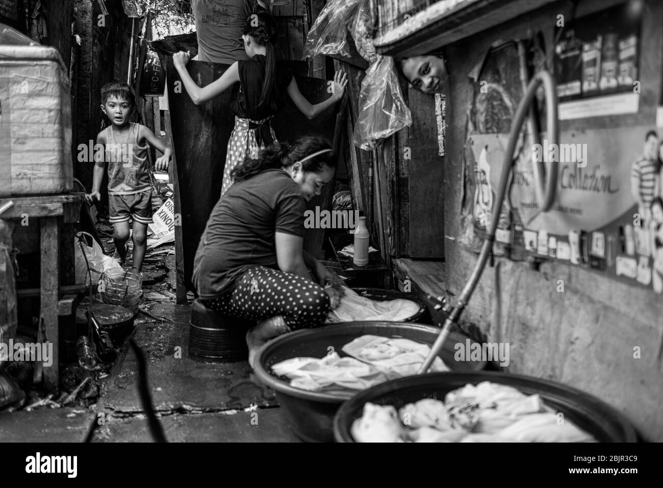 Tondo District, Manila, Philippinen Stockfoto