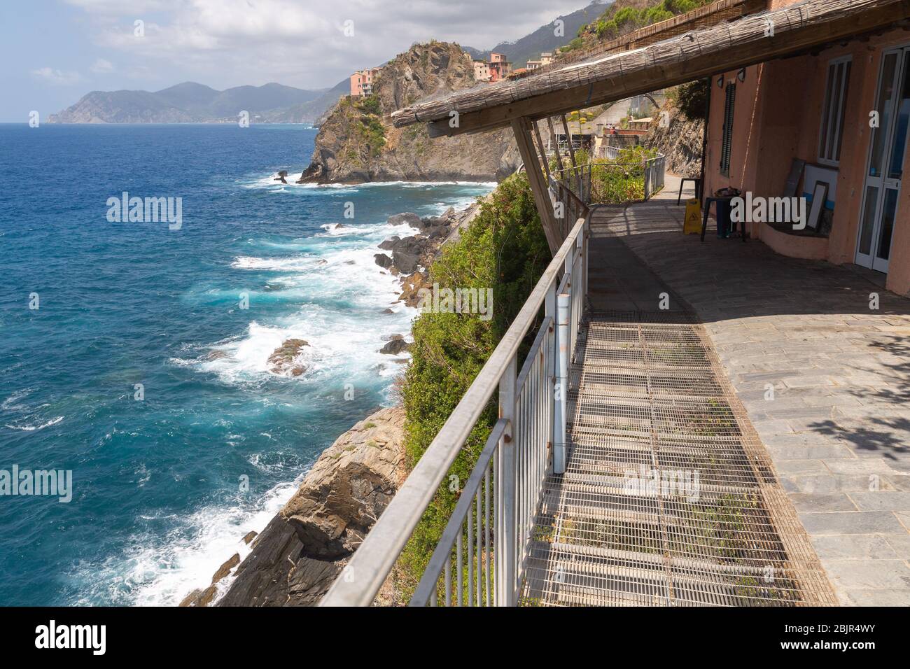 Love Road, Cinque Terre, Italien Stockfoto