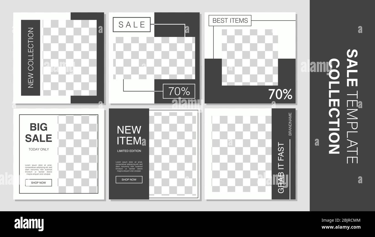 Verkauf mobile Vorlage Sammlung für Promotion Verkauf. Bearbeitbares mobiles Banner für Meldungen oder Social Media Post, Web und Internet. Sonderangebot Paket Stock Vektor